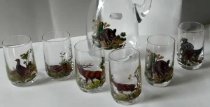 Set 6 pahare + carafa