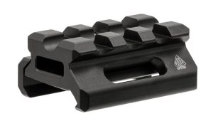 Picatinny super slim riser mount 0.5'' 3 slot