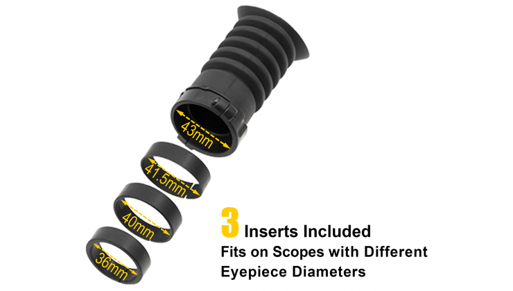 UTG rubber EyeShade - imagine 3